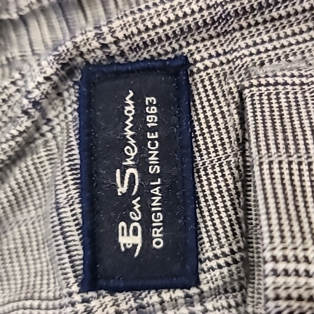 Ben Sherman Mens Lounge Regular Fit Stretch Pants Gray XL - Picture 8 of 12